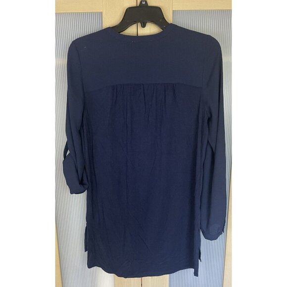 Lot Of 2 DR2 Button Front Shirt Blouse Top Sz S Women’s Career Casual Pleated - Picture 6 of 7